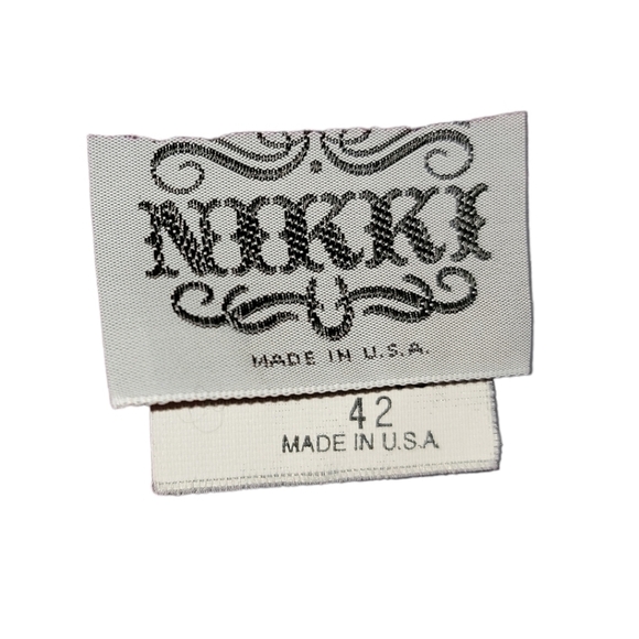 Vintage Nikki blazer size 42 pink, 80s vibe, polyester, pockets on front - Picture 5 of 8